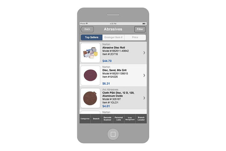 Grainger iPhone App